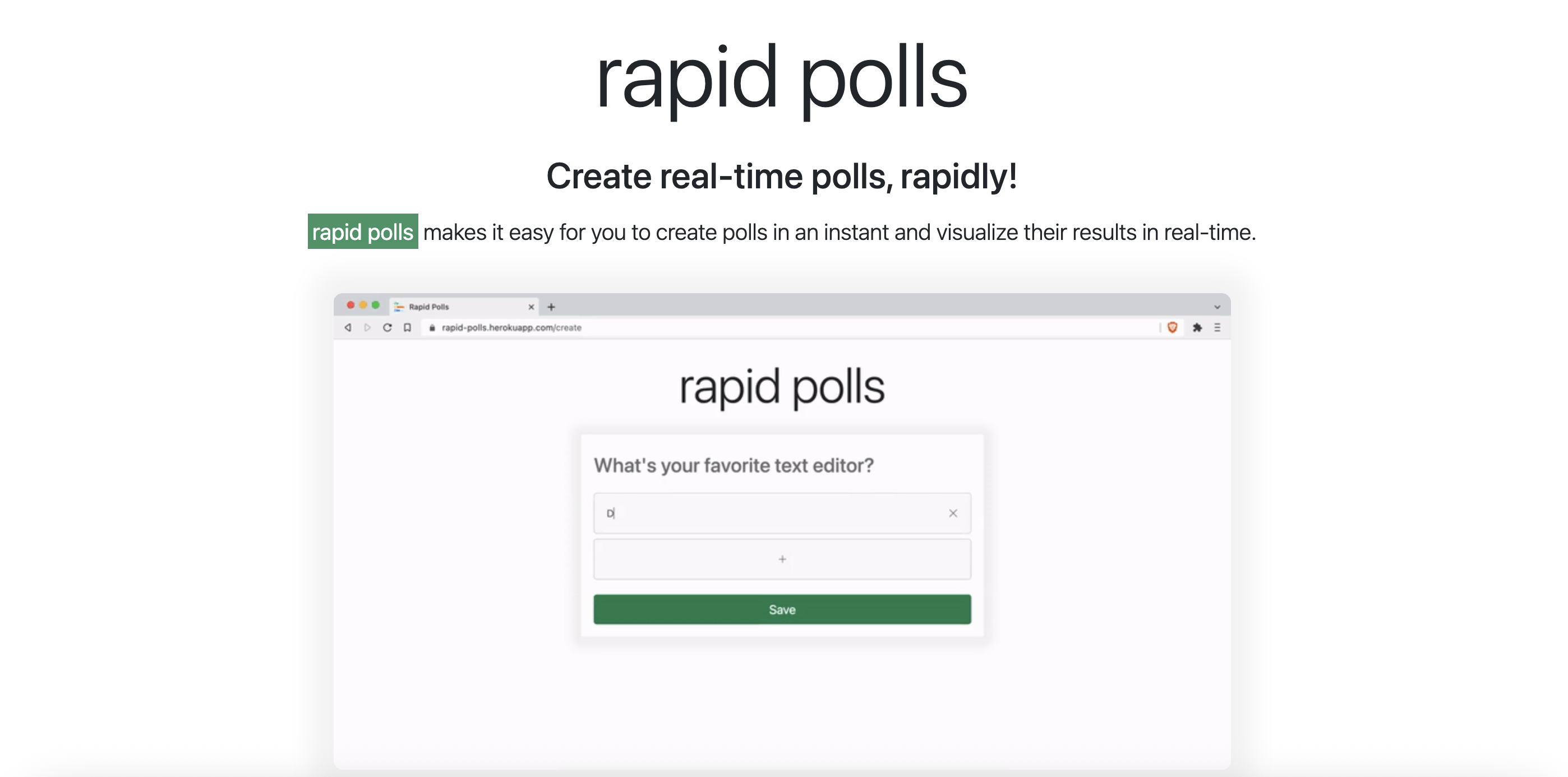Rapid Polls